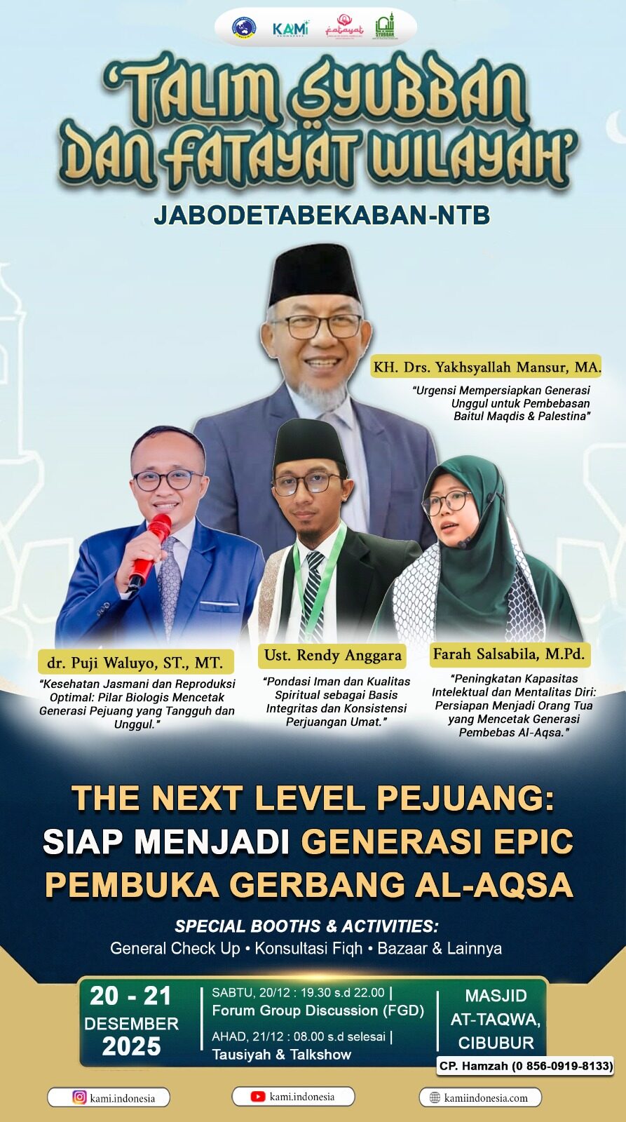 Yayasan MATAIN Gelar Ta’lim untuk Pemuda di Wilayah Jabodetabekaban